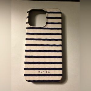 Burga Striped Phone Case 14 pro max